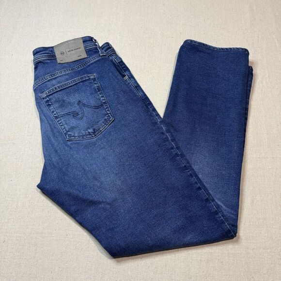 Adriano Goldschmied Jeans Mens 32 Blue AG The Everett Slim Straight Denim 32x33 - Picture 1 of 7